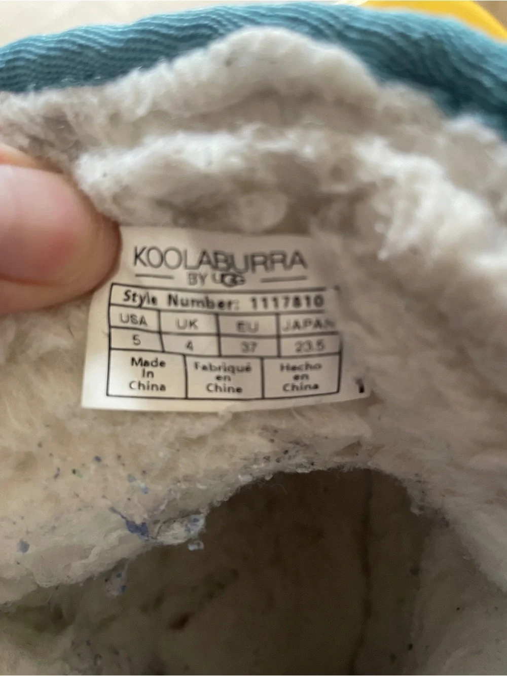 Koolaburra suede upper